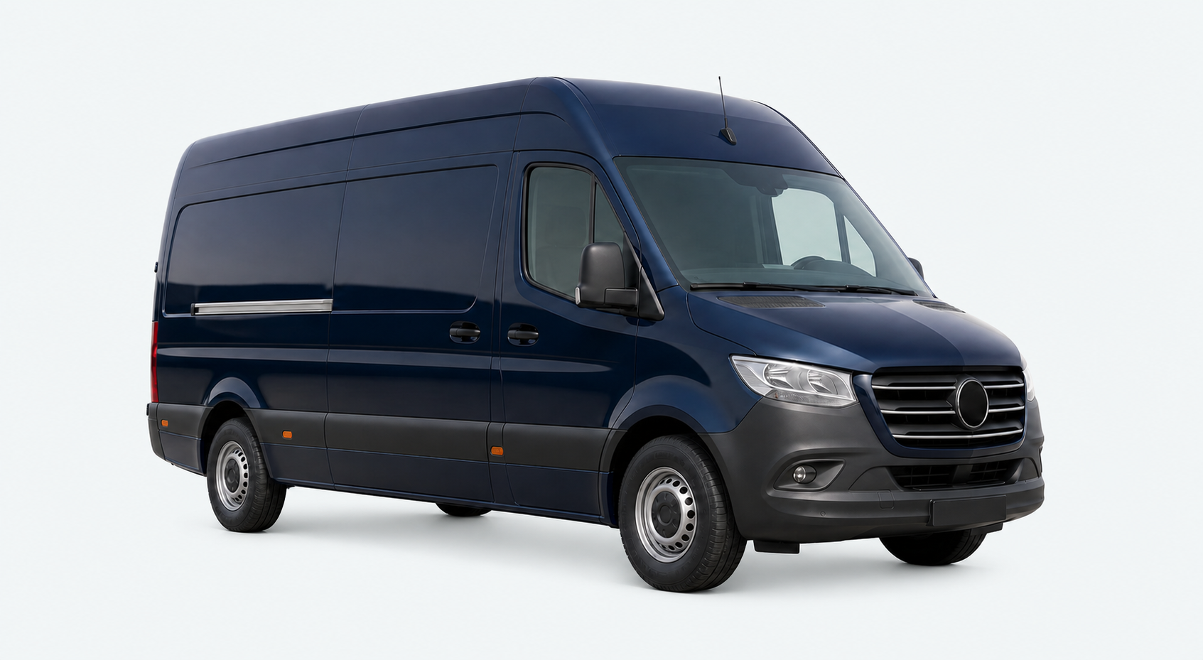 3D-presentatie van een Mercedes-Benz Sprinter L2H2